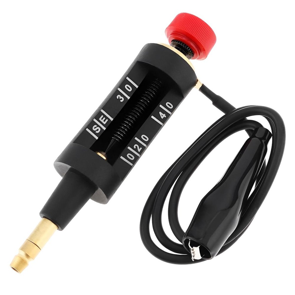 ZNDAW Spark Plug Tester, Adjustable Engine Ignition System Diagnostic Black