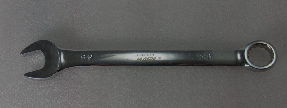 Mighty Max 5/8" Combo Wrench Drop Forged Chrome 8" Long
