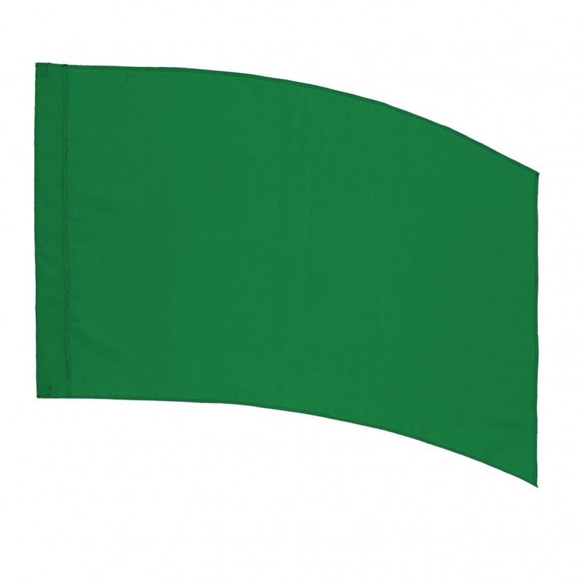 6' Silver Pole, Color Guard Flag, and Weights Package