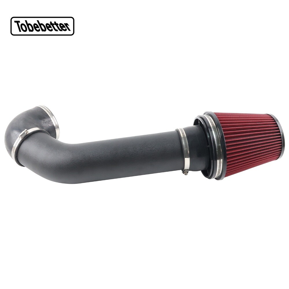 New Air Intake+ Red Filter 4" LS Swap Kit For for LSX LS1 LS2 4.8/5.3/5.7/6.0L