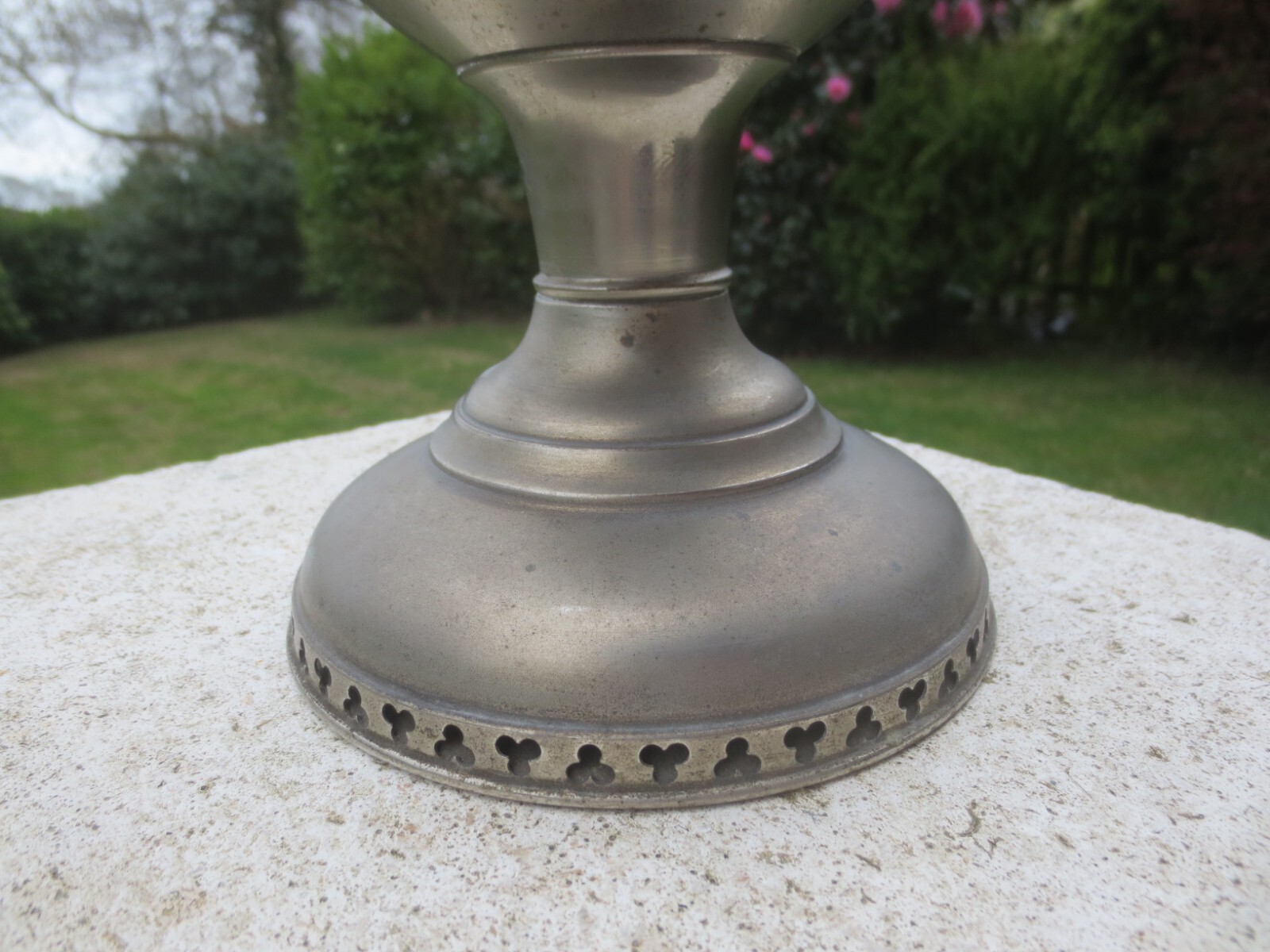 MILLER VESTAL OIL LAMP MADE IN USA With Chimney Shepherds Hut Oil Lamp