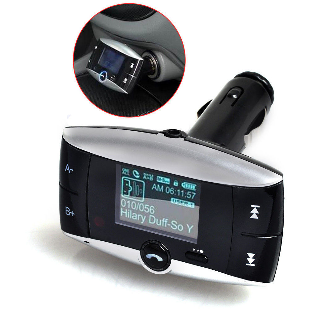 Bluetooth Wireless FM Transmitter Modulator Car Kit MP3 Player SD USB LCD Remote