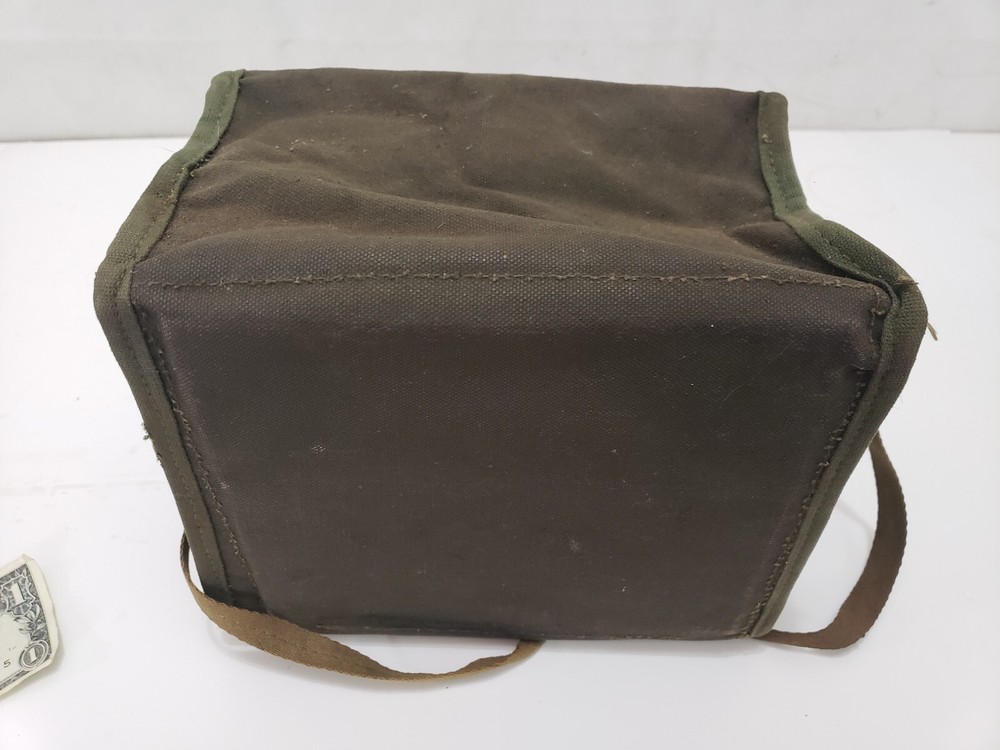 WW2 AAF Type E-2 Bombardiers Case - Canvass Bag with Top Flaps Springfield