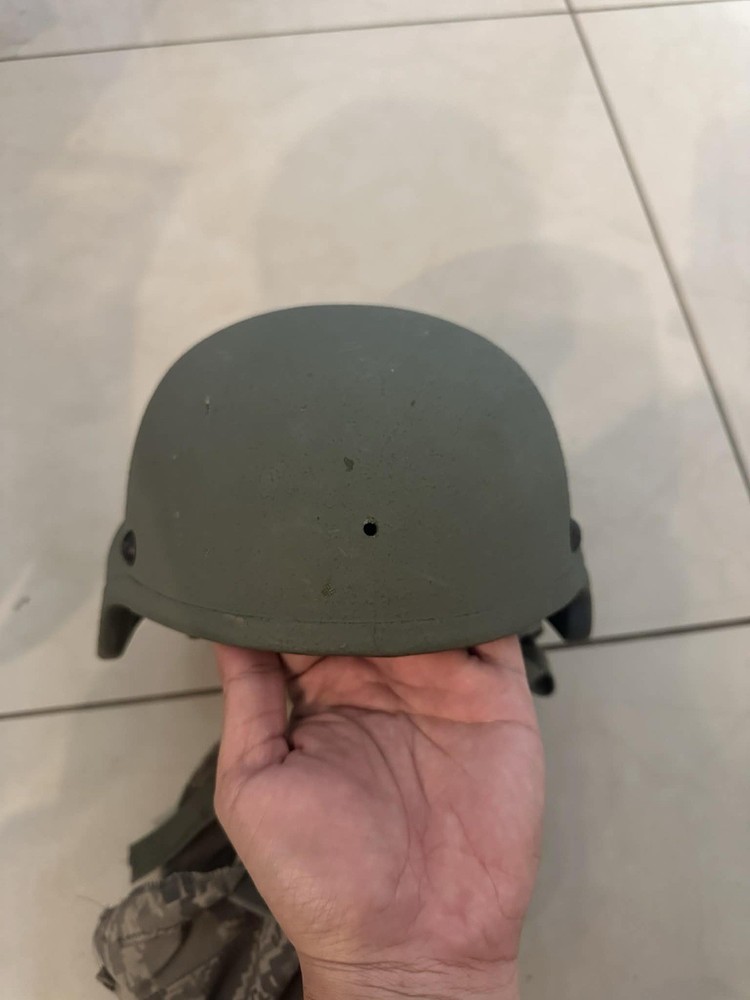 BAE system advanced combat helmet foliage green medium