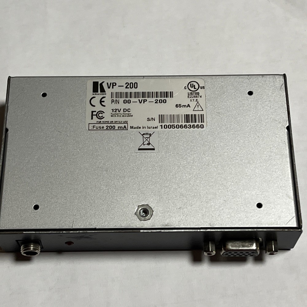 KRAMER TOOLS VP-200 1:2 High Resolution VGA Distribution Amplifier