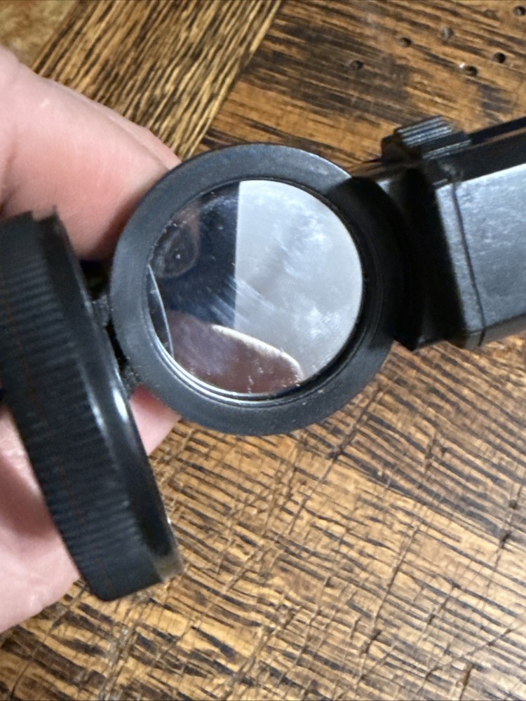 Vintage Pocket Multi-Function Compass Mirror Magnifying Fire Starter Scouts