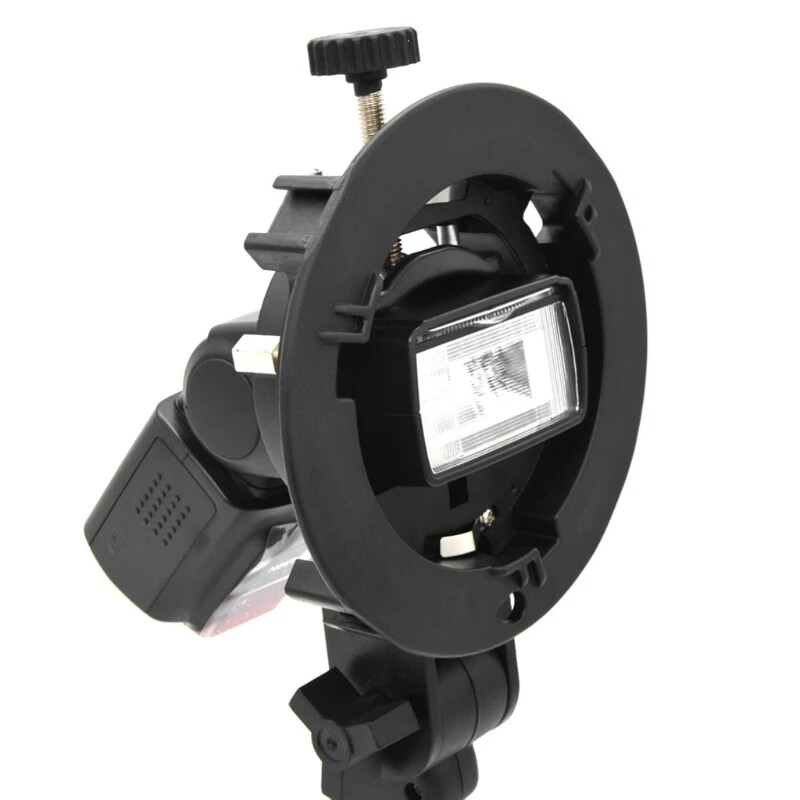 Handheld Grip S-Type Bracket Bowens S Holder for Speedlite Flash Snoot Softbox