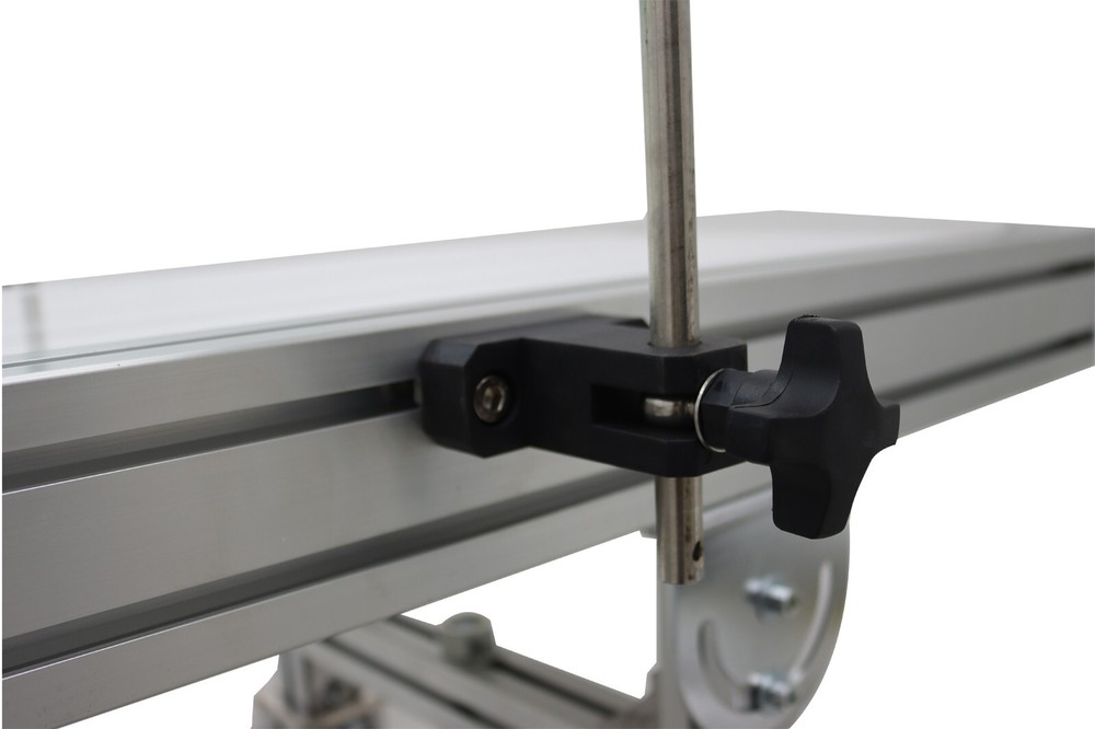 59"Length 19.7" Width White PU Conveyor Machine Adjustable Height 110V 120W