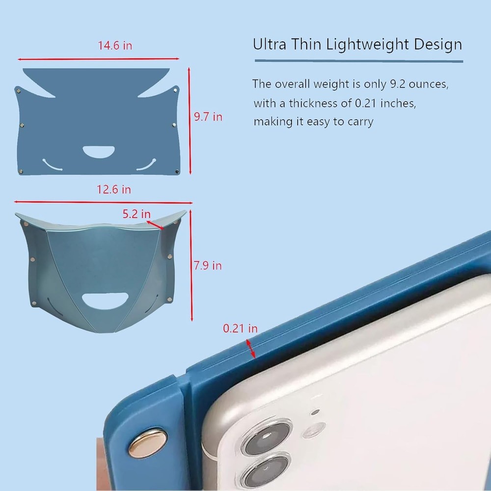 Versatile Folding Foot Rest for Planes & Trains - Lightweight & Supportive