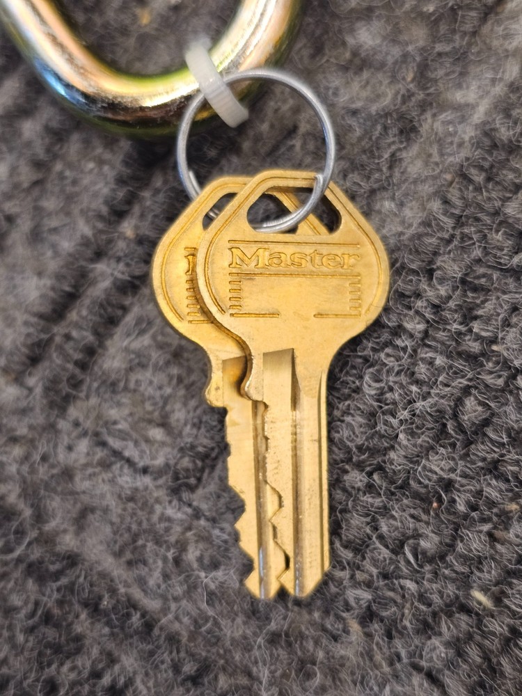 (QTY 3) Master Lock DG Padlock US Keyed Different Hardened