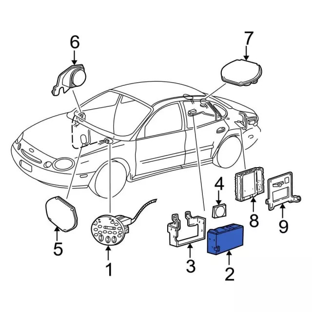 Genuine Ford CD Changer XW1Z-18D806-AA