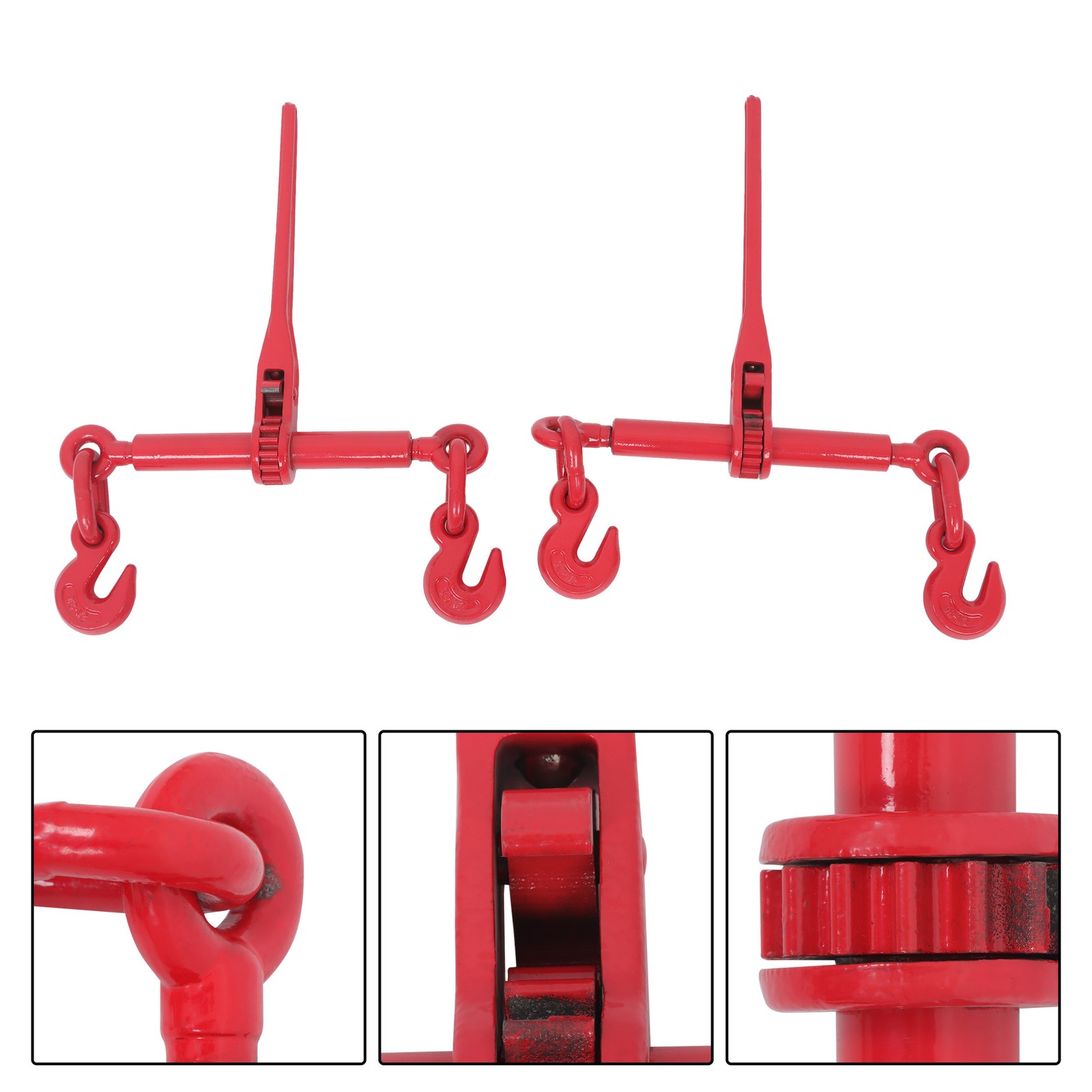 3/8"-1/2" Chain Binder Ratchet Load Binder 9200lbs for Tie Down 2 pack