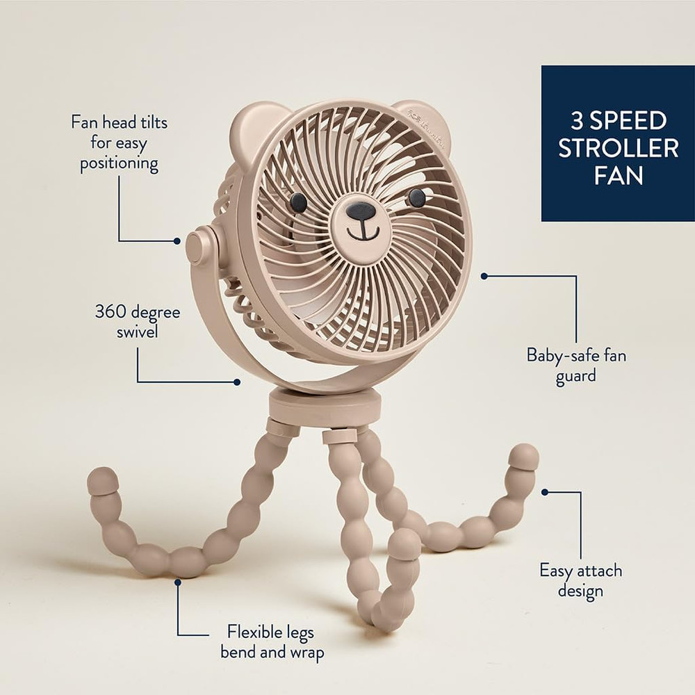 Stroller Accessory - Features 360 Degree Swivel Design, Tilting & Flexible, Easy