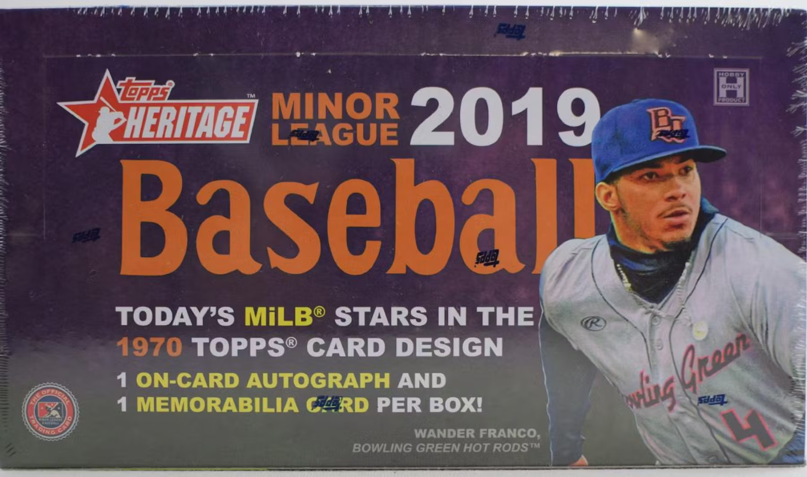 2019 Topps Heritage Minor League Baseball Sealed Hobby Box