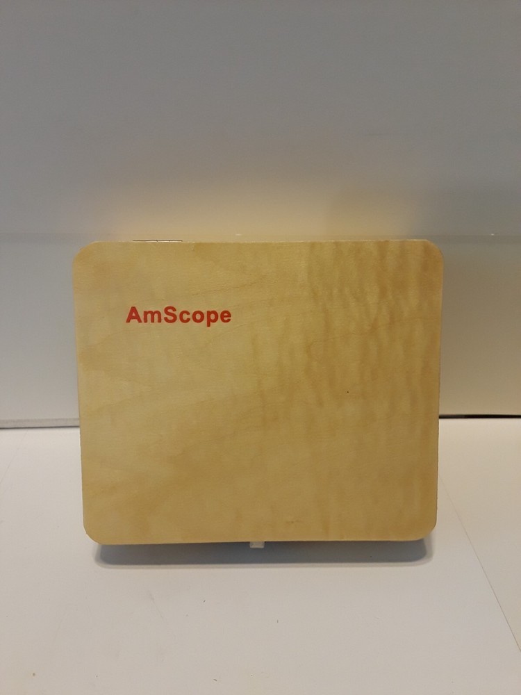 NEW AmScope 25 Prepared Microscope Slide Set for Basic Biological Science