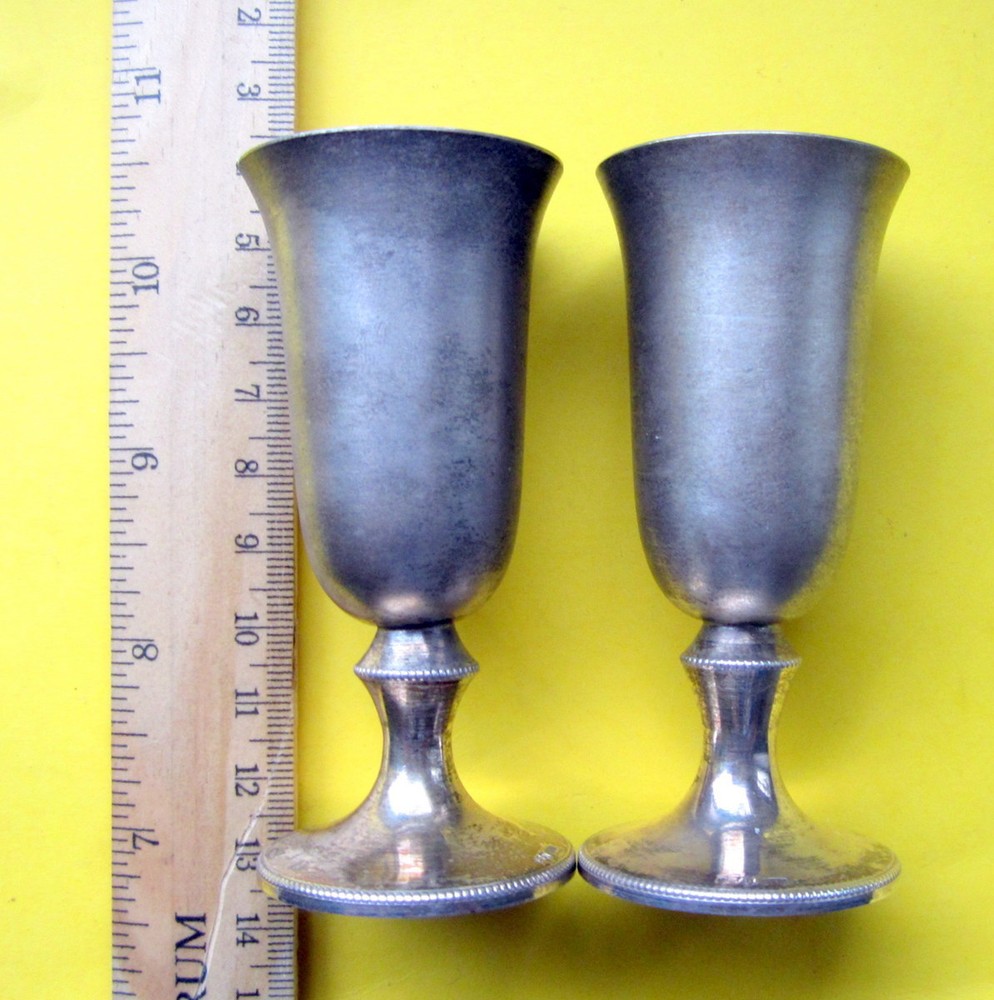 Russian Silver Vodka Cup 916"( 2 pieces) 89 gr.