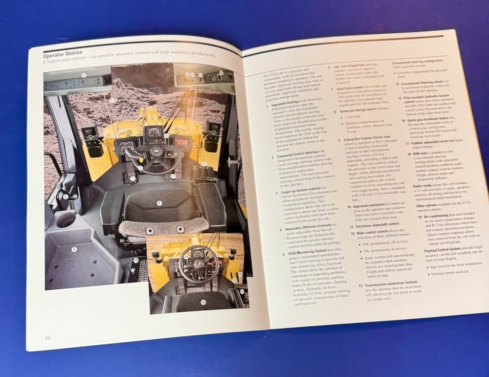 CATERPILLAR BROCHURE 972G Wheel Loader