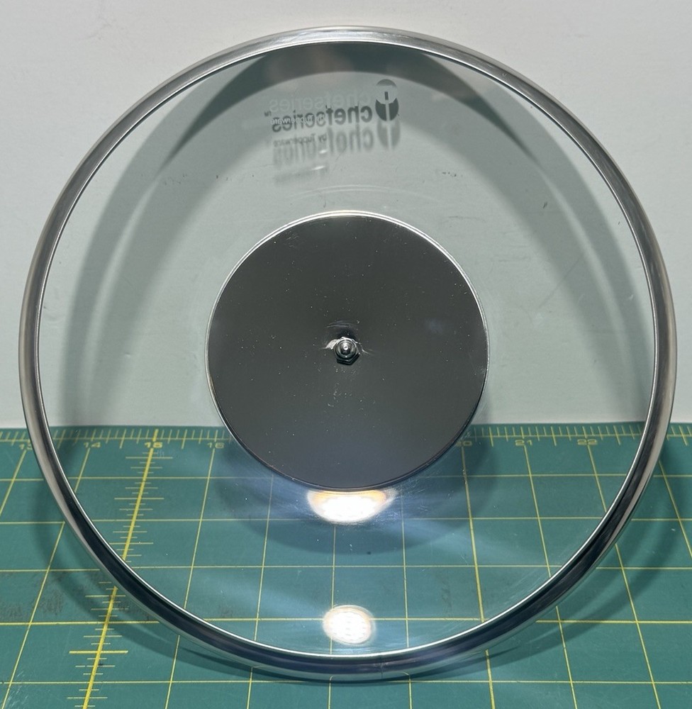 Tupperware Chef Series Stainless Glass Replacement 8” Lid, Never Used