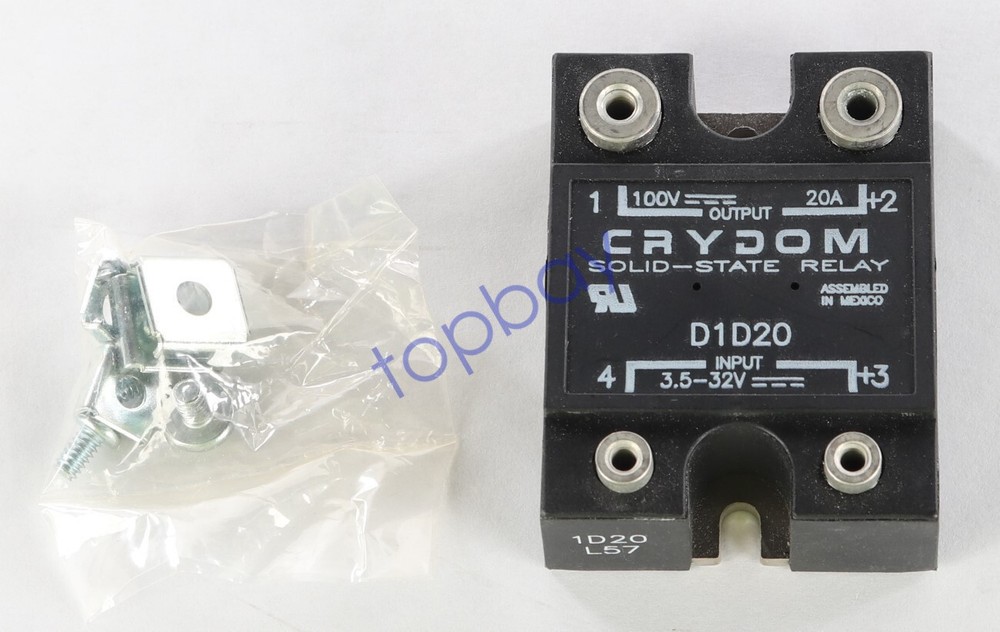 New D1D20 CRYDOM SOLID STATE RELAY