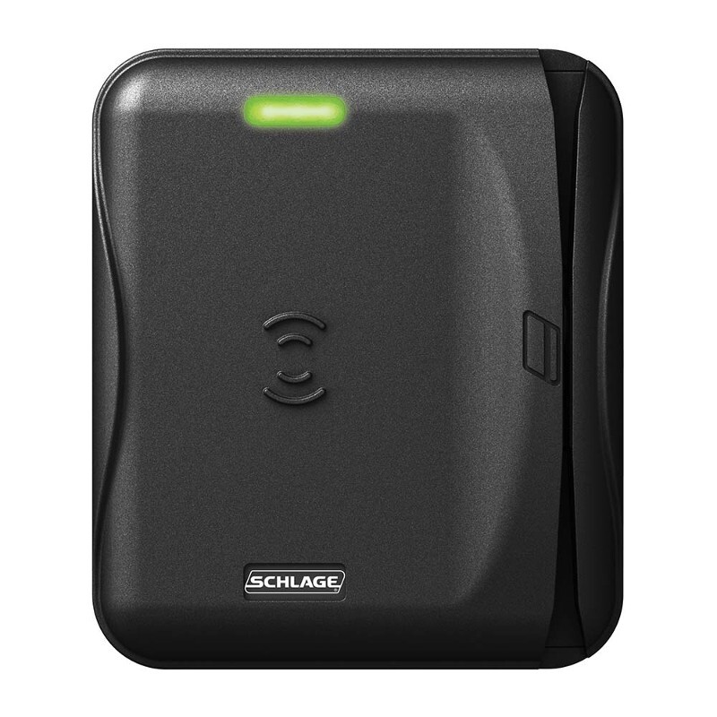 Schlage MTMS15 Multi-Technology Magnetic Stripe Reader, Black