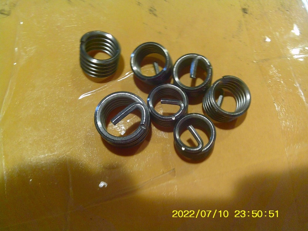 SEVEN !! Assorted Helicoil Inserts