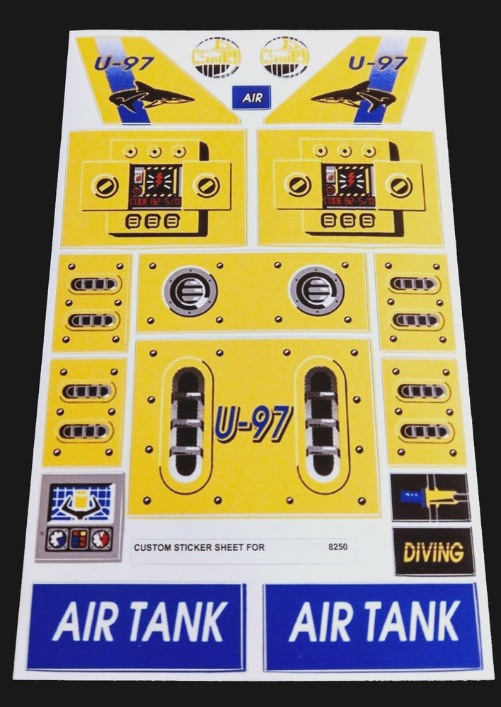 Custom Decal for 8250 Replacement Sticker for 8250