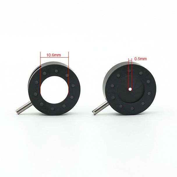 0.5-10.6mm Iris Aperture Iris Diaphragm Zoom Camera Microscope Condenser 1PC