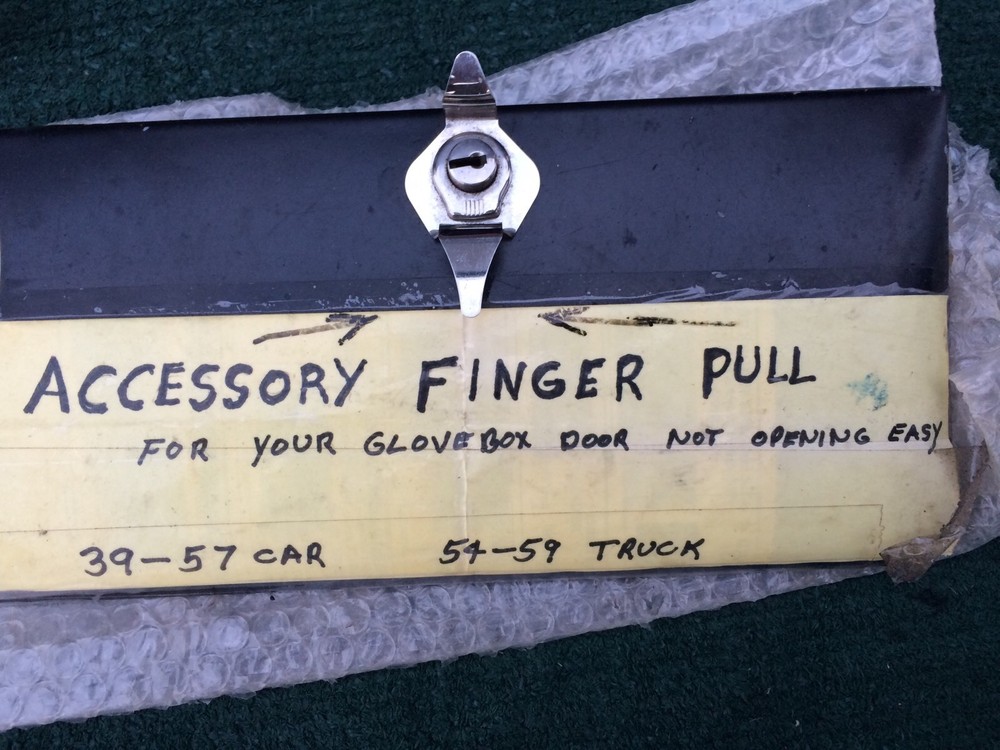 1942-1957 Chevrolet Accessory Glove Box Opener Pull Tab Finger Pull