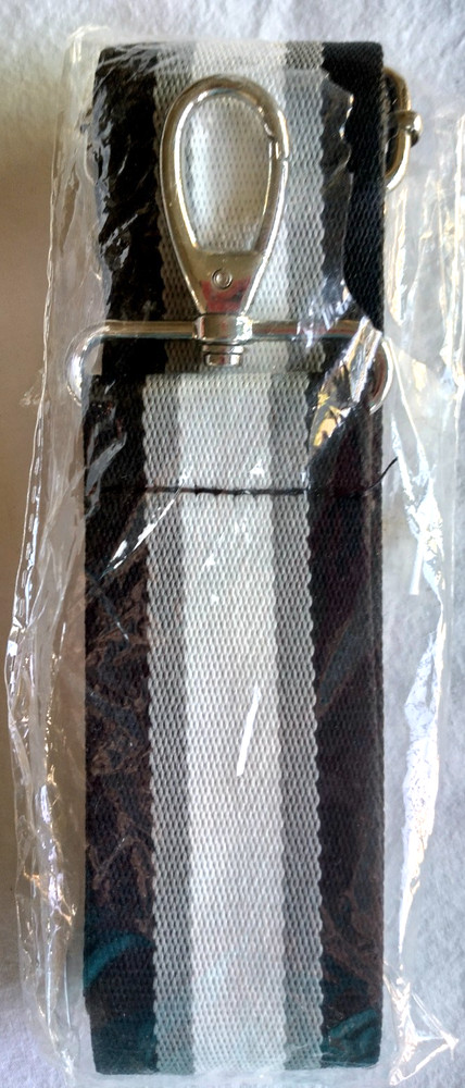 Canvas Bag Adjustible Starp Replacement Black & Gray