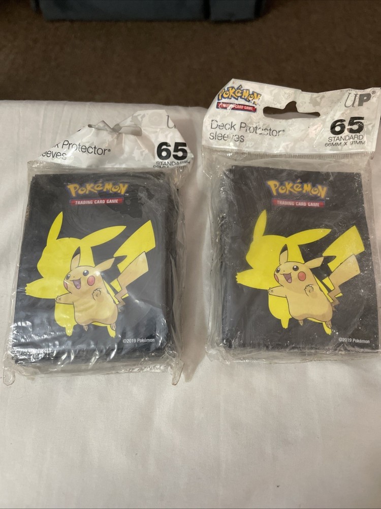 Pokemon Pikachu 2019 Protector - Sleeves / (65 Count) 2 Packs!