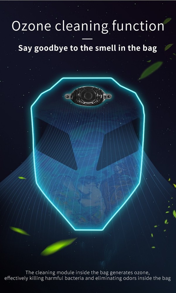 Animated Eyes LED Backpack - Programmable Moving Display, Cool Gamer Rucksack