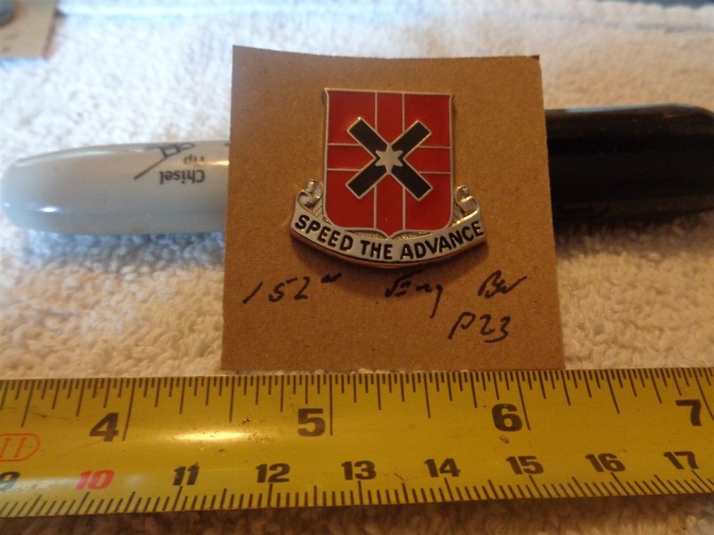 152nd Engineer Battalion P23 Unit Crest, DI, DUI (DRAW#BD)