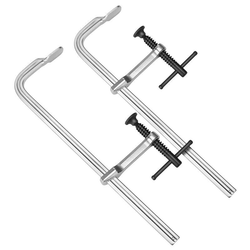 Jorgensen 12" Bar Clamps 2-pack Set Drop Forged Steel Bar Clamps for Woodworking