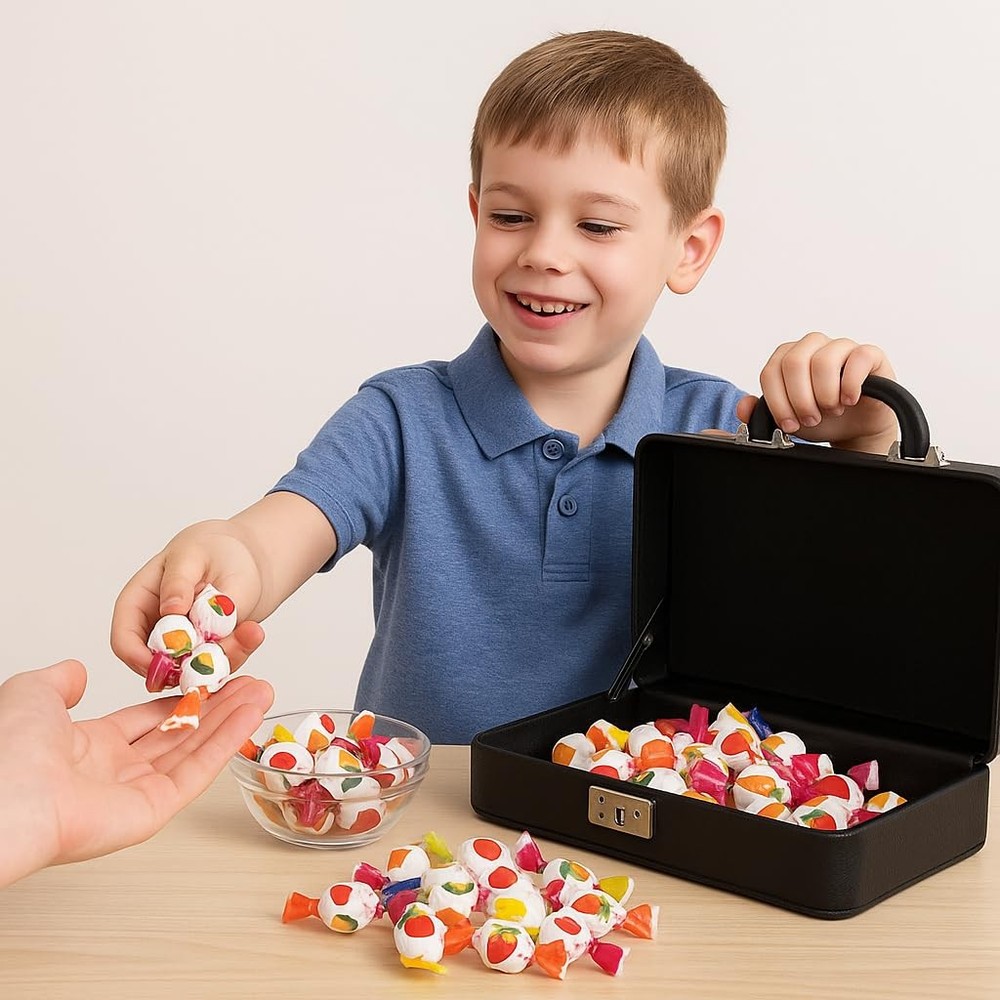 Bulk Assorted Fruit-Filled Hard Candy – Individually Wrapped, Mixed Fruit Fla...