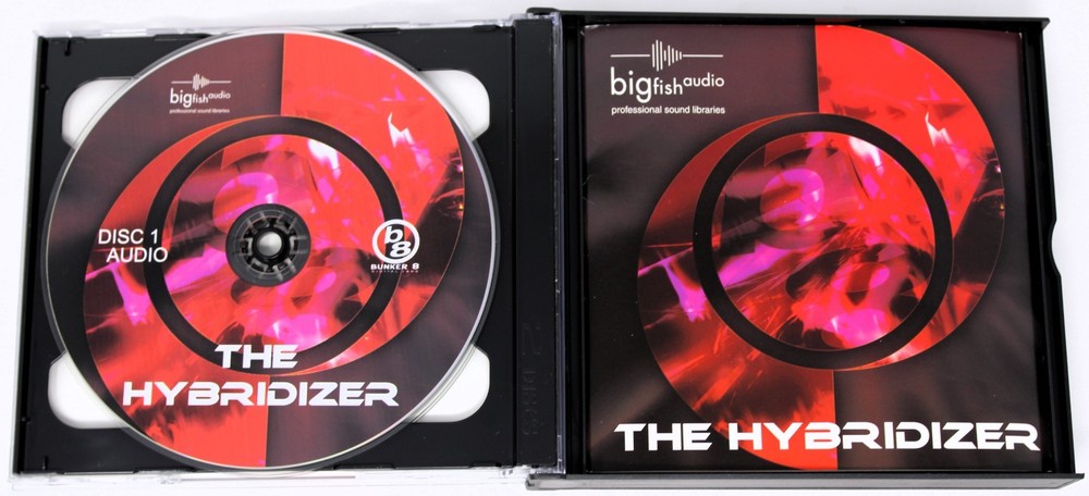 Big Fish Audio The Hybridizer Sample Library/Sound Library/Sampling 4x CD