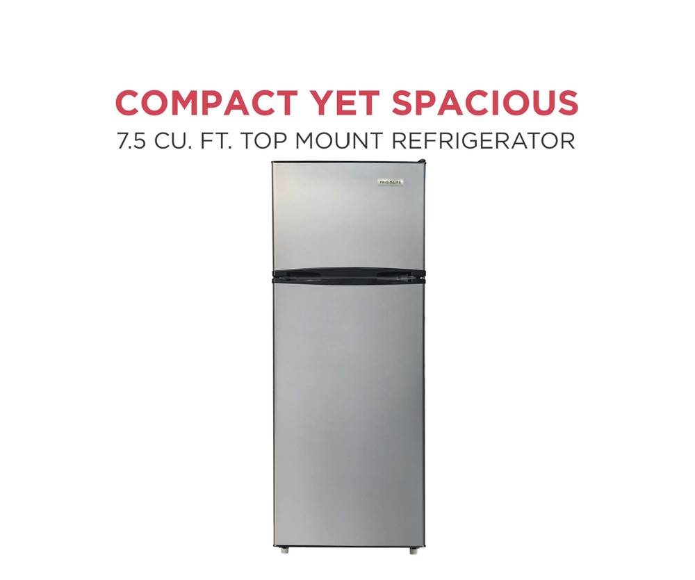 Frigidaire Platinum 7.5 Cu Ft Top Mount Refrigerator Compact Fridge