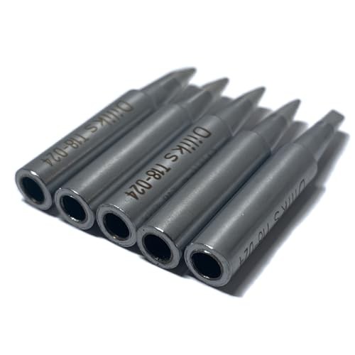 Soldering Iron Tips 5pcs Set, Chisel tip, For HAKKO FX-888D FX-888 FX T18-D24