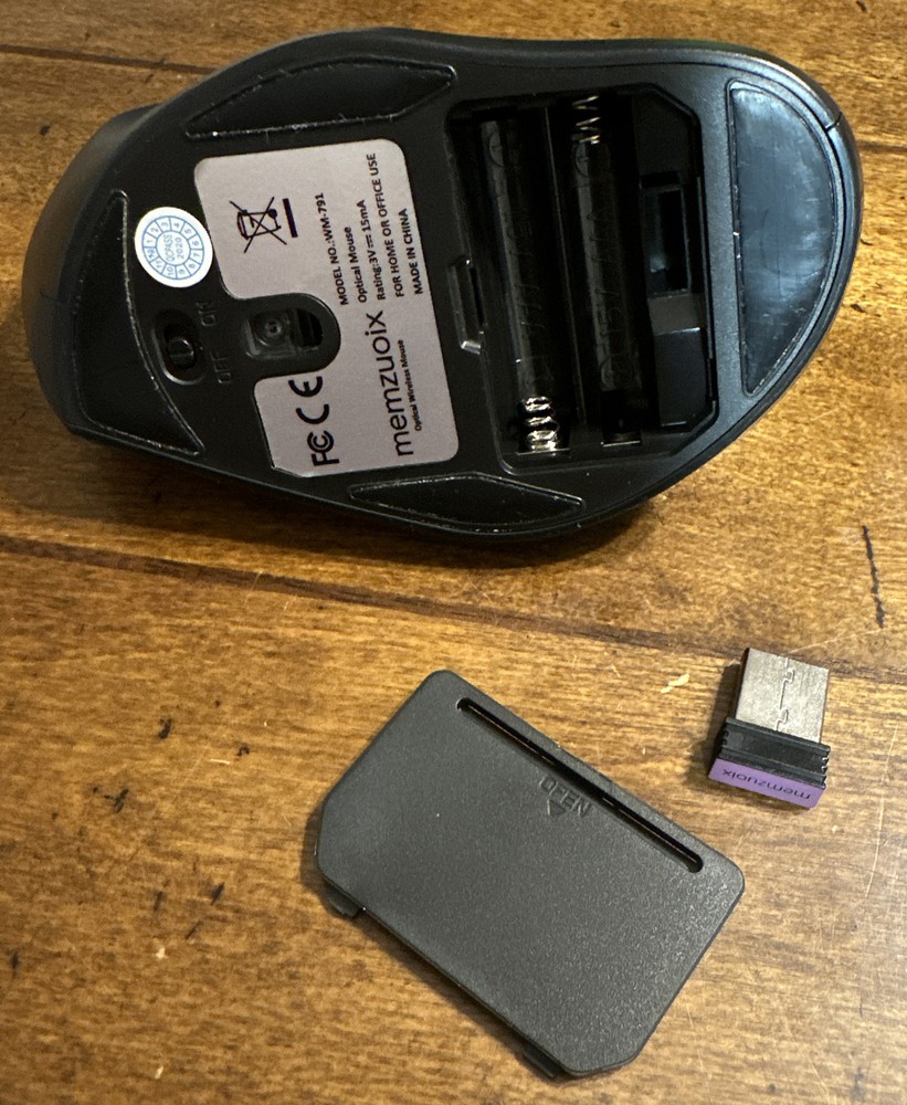 Memzuoix Model 791 Purple Wireless Optical Mouse