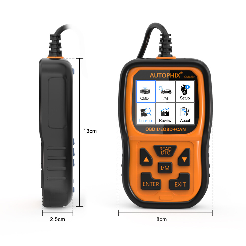 Autophix OM126P OBD2 Scanner Enhanced Vehicle Code Reader Auto Diagnostic Tool