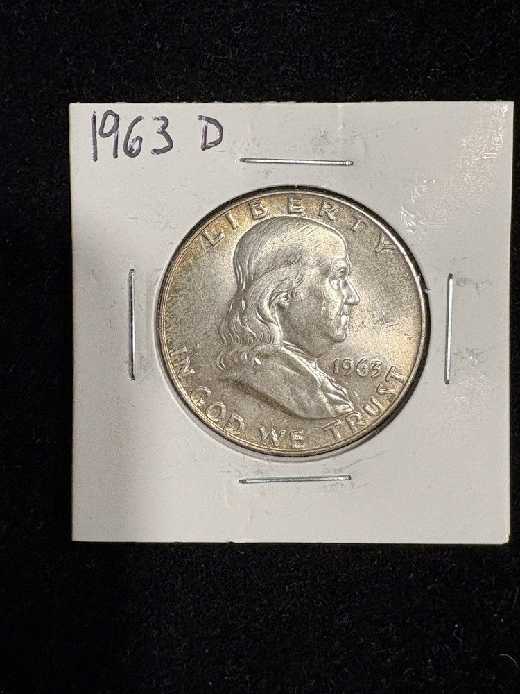 1963 D Franklin Half Dollar AU