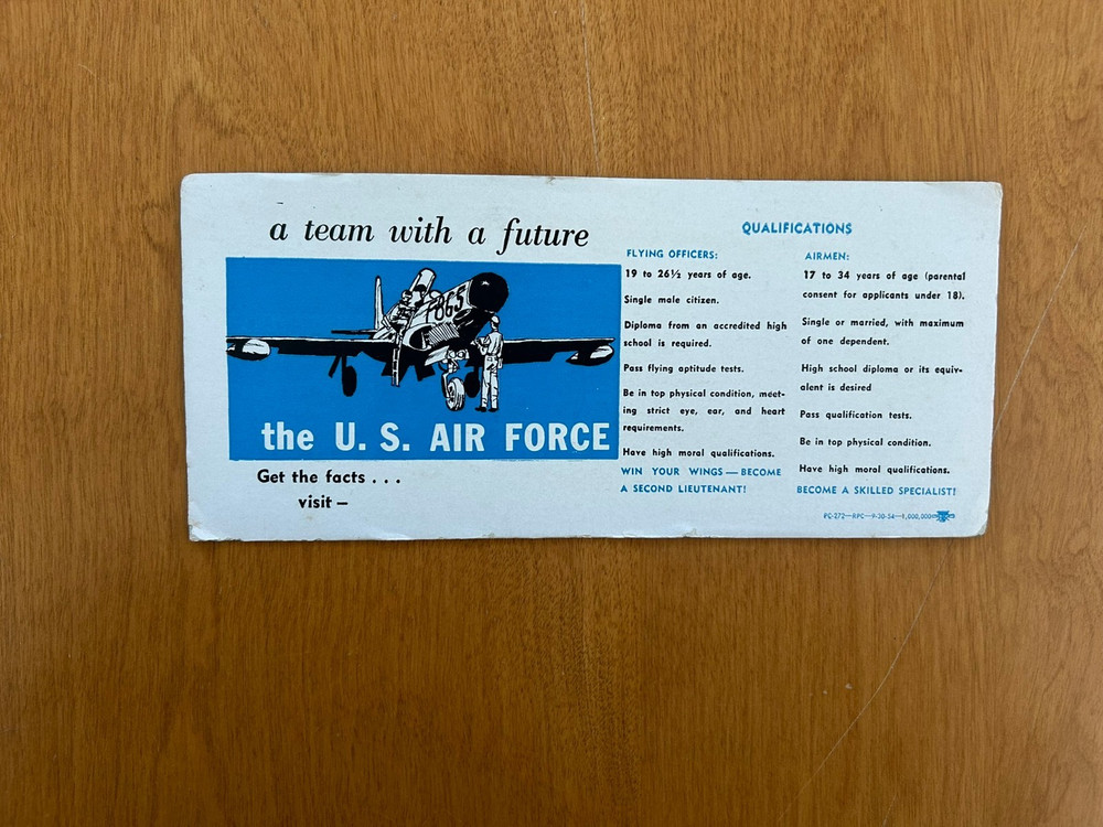 US Air Force Qualifications Ad