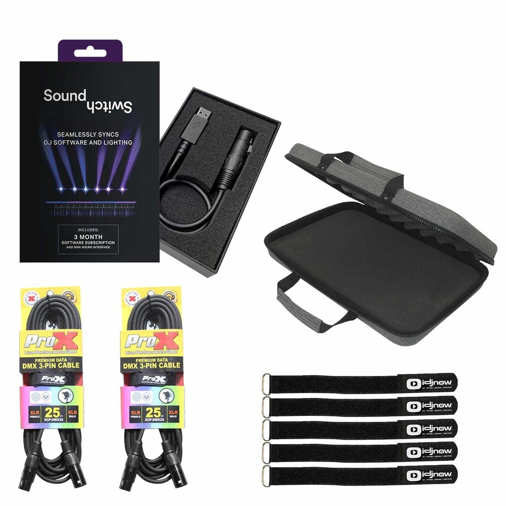 SoundSwitch Micro Interface USB to DMX DJ Stage Lighting Controller with Case