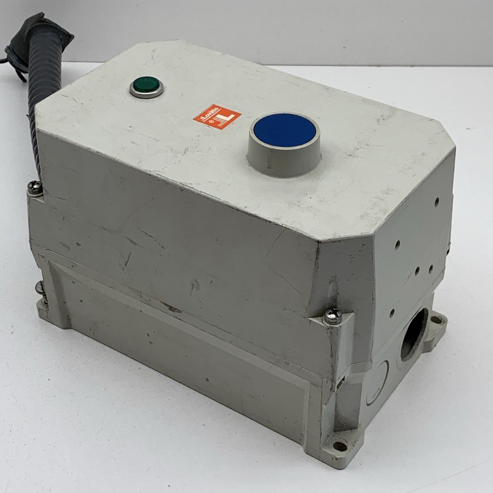 Lovato B16 40A Contactor with RC22.23 Overload Relay and Control Button Box