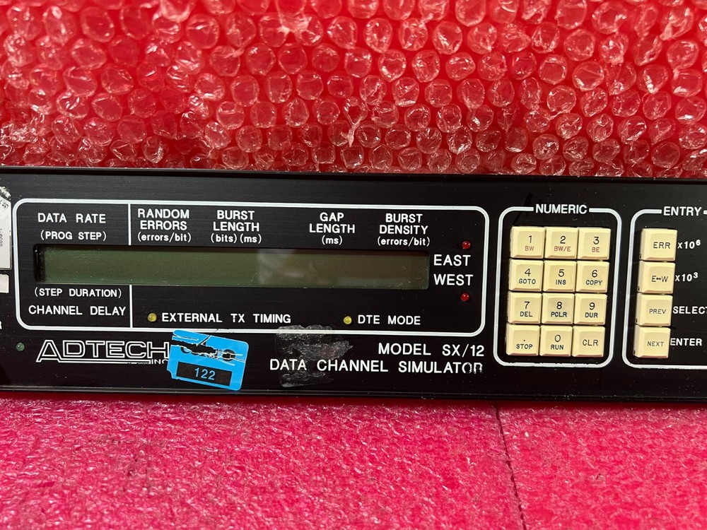 ADTECH SX/12 DATA LINK SIMULATOR AS-IS