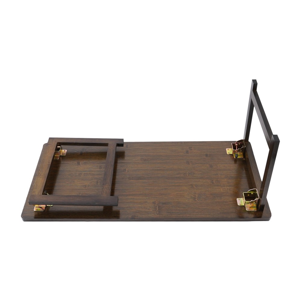 Bamboo Foldable Floor Coffee Table, Low Coffee Table, Floor Standing Table