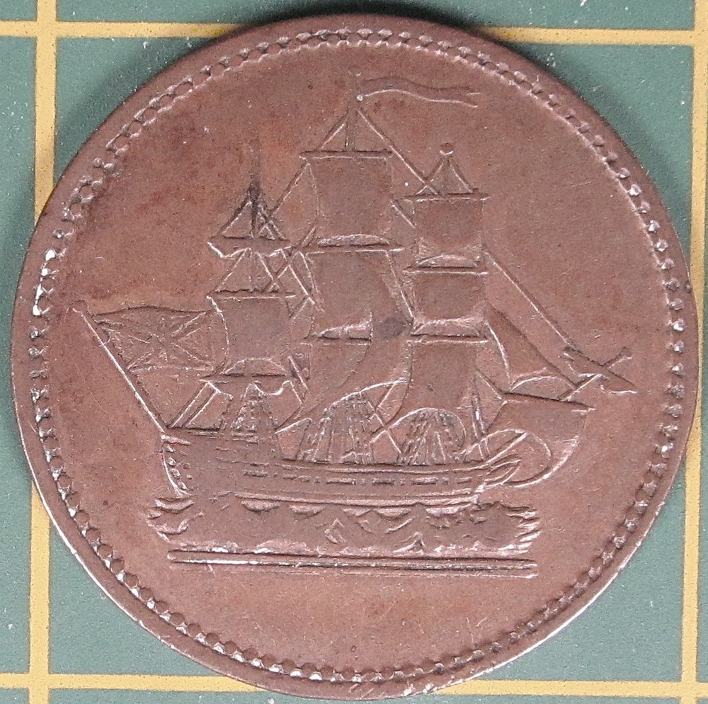 1815 Wellington halfpenny token WE-14