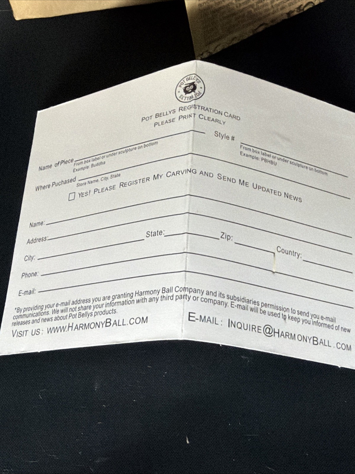 Agatha Christie Pot Belly Retired Figurine w Box Card Book Knife Inside