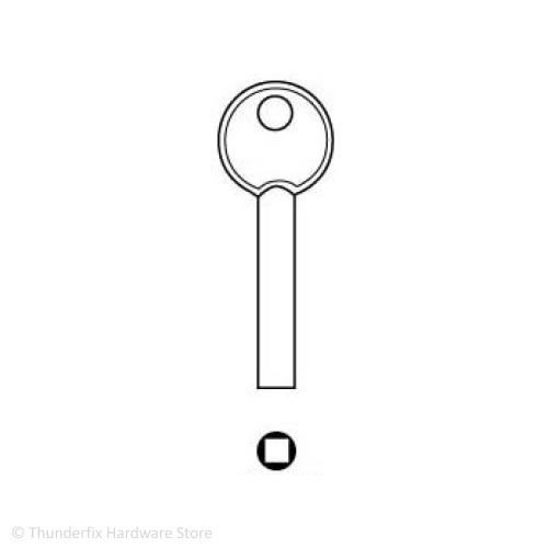 Era Square Section Window Bolt Window Lock Key Short