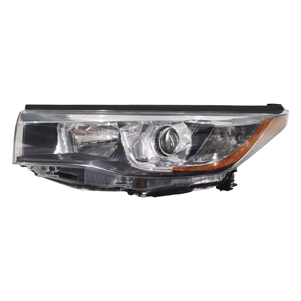 Front Halogen Headlight Left for 2014-2016 Highlander Projector Replacement