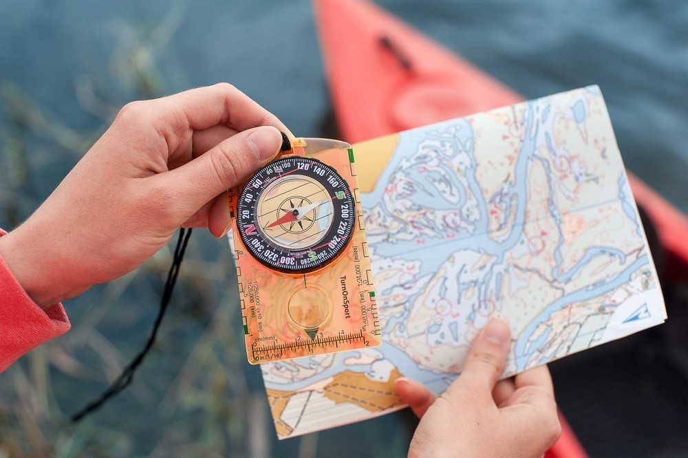 Orienteering Compass Hiking Backpacking Compass | Advanced Scout Compass Camp...